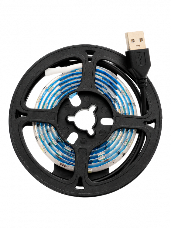 Огонек OG-LDL09 Синяя светодиодная лента 1м (USB)